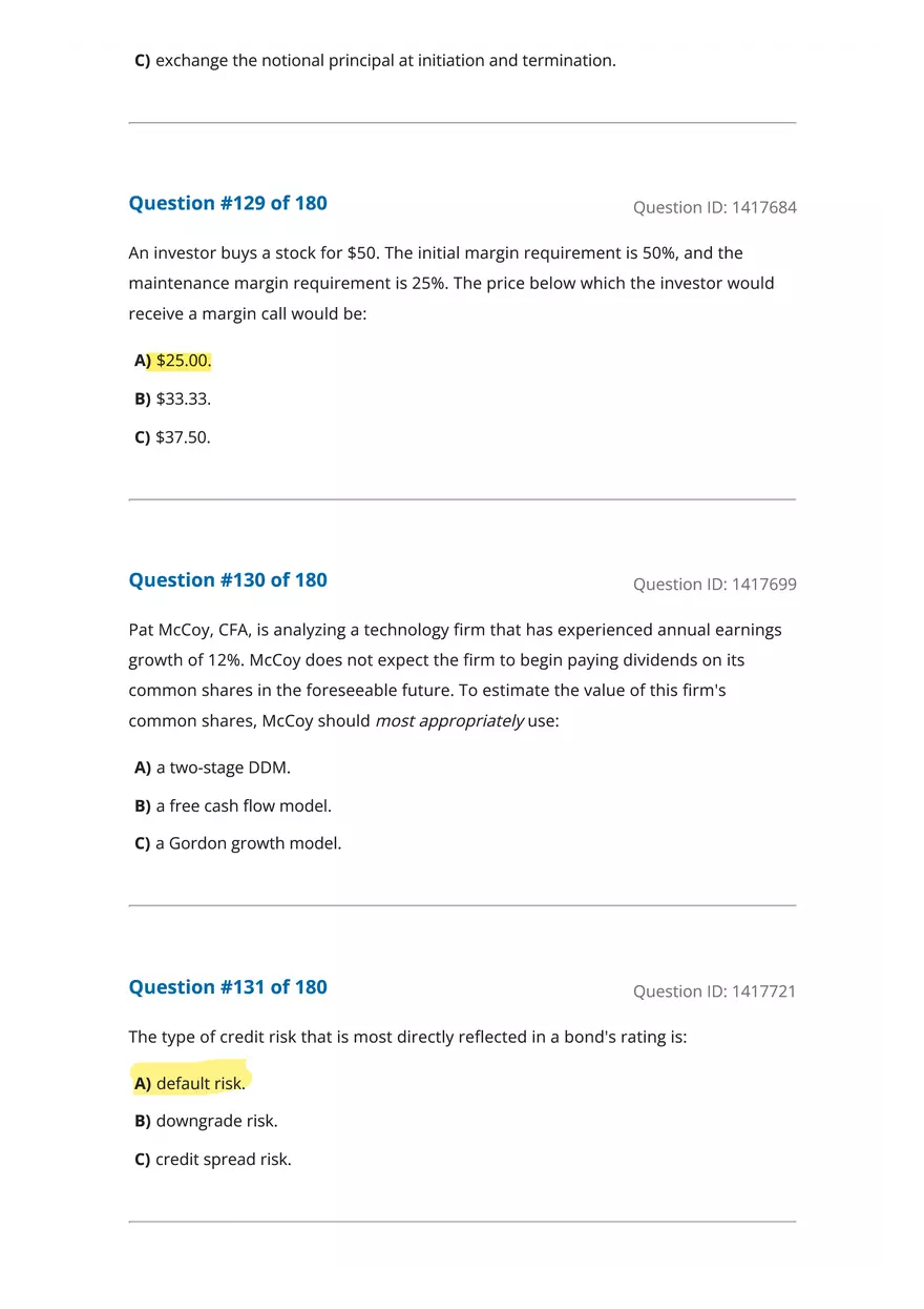 CFA Level 1 Economics Questions - Page 40