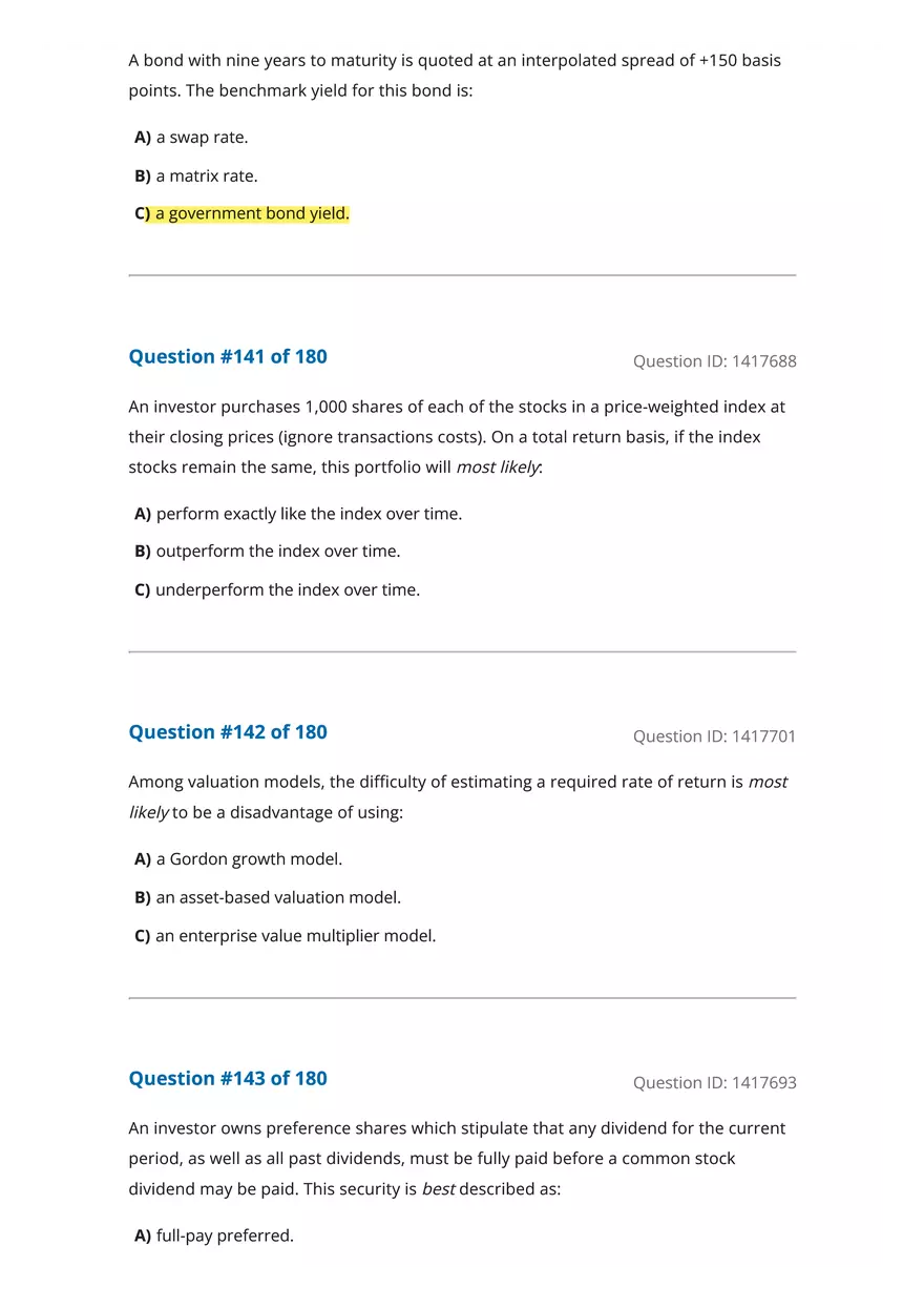 CFA Level 1 Economics Questions - Page 44