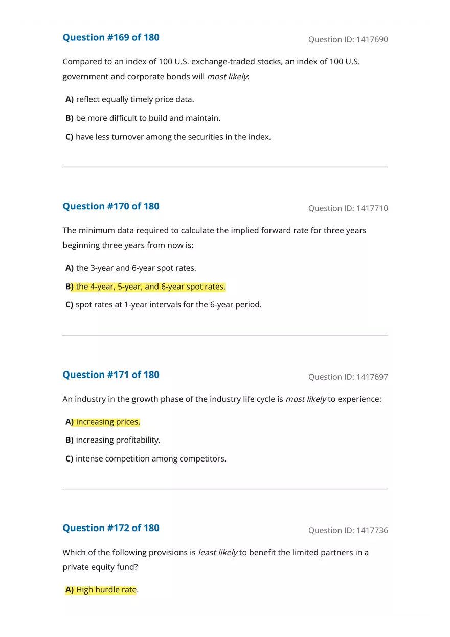 CFA Level 1 Economics Questions - Page 54