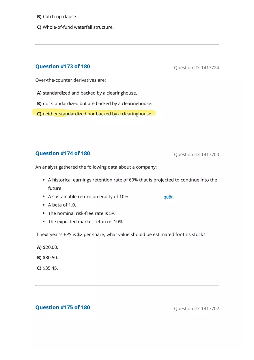 CFA Level 1 Economics Questions - Page 55