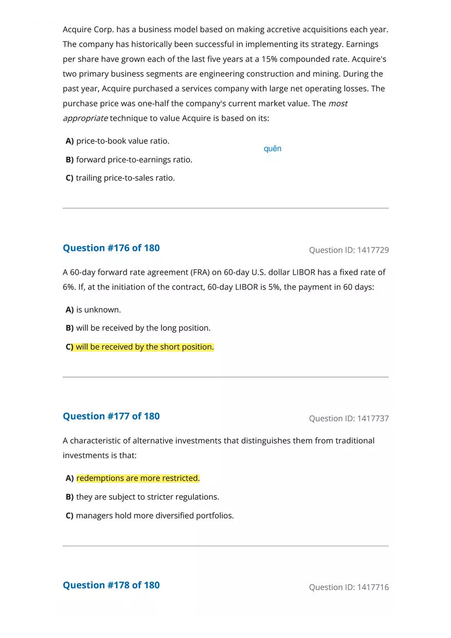 CFA Level 1 Economics Questions - Page 56