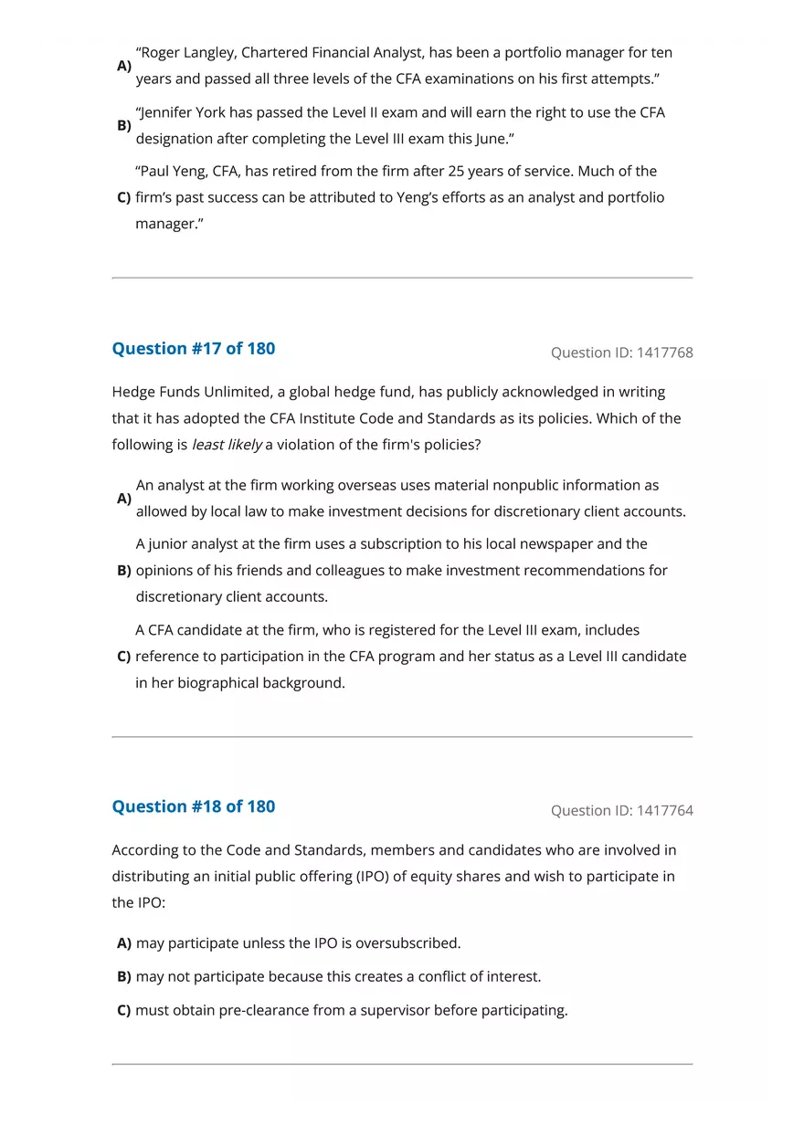 CFA Level 1 Economics Questions - Page 57