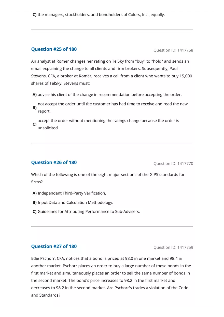CFA Level 1 Economics Questions - Page 61