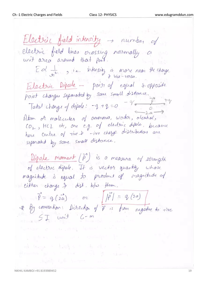 Chapter 1: Electric Charges and Fields - Page 11
