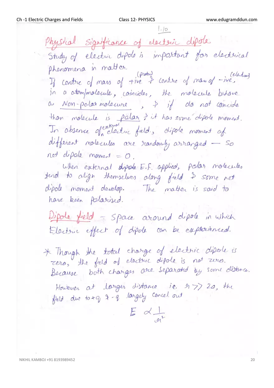 Chapter 1: Electric Charges and Fields - Page 12