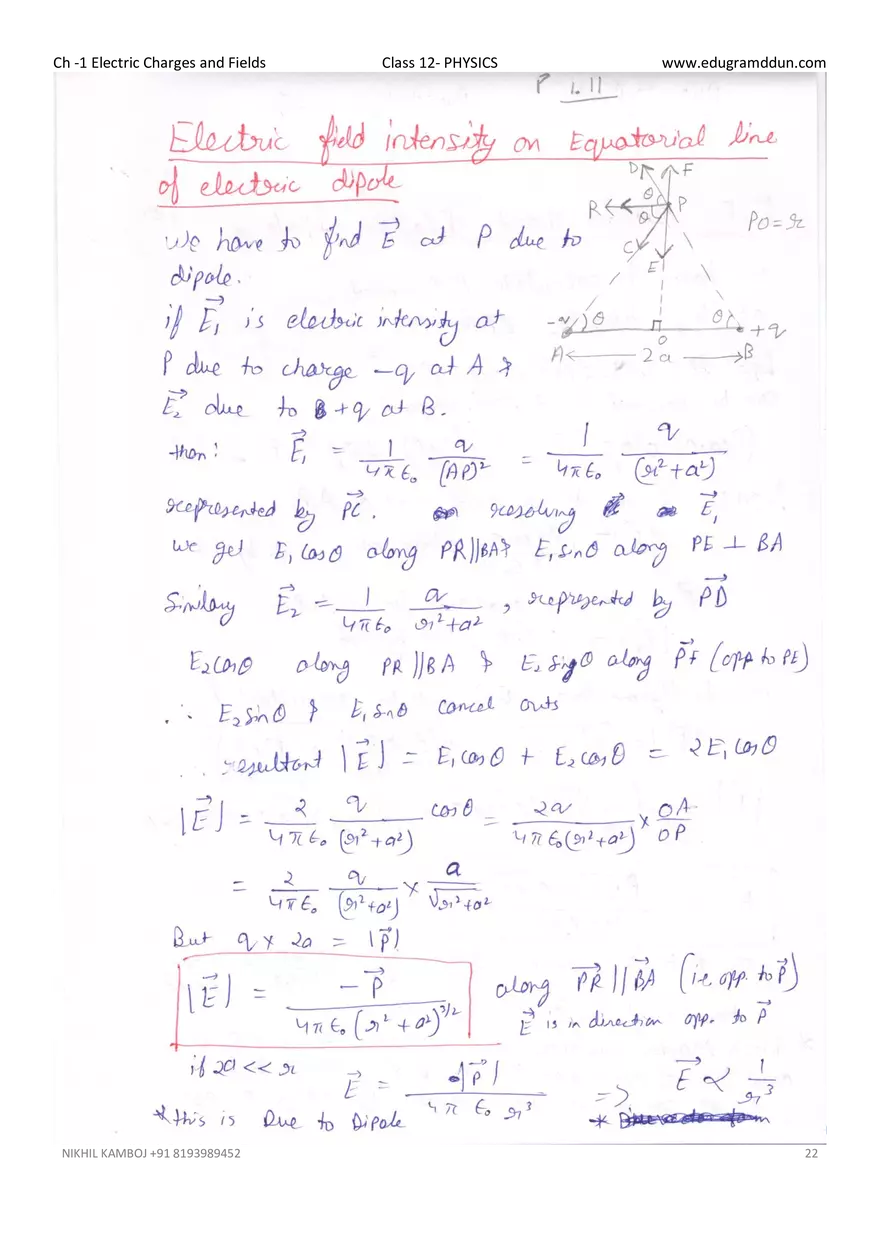 Chapter 1: Electric Charges and Fields - Page 15