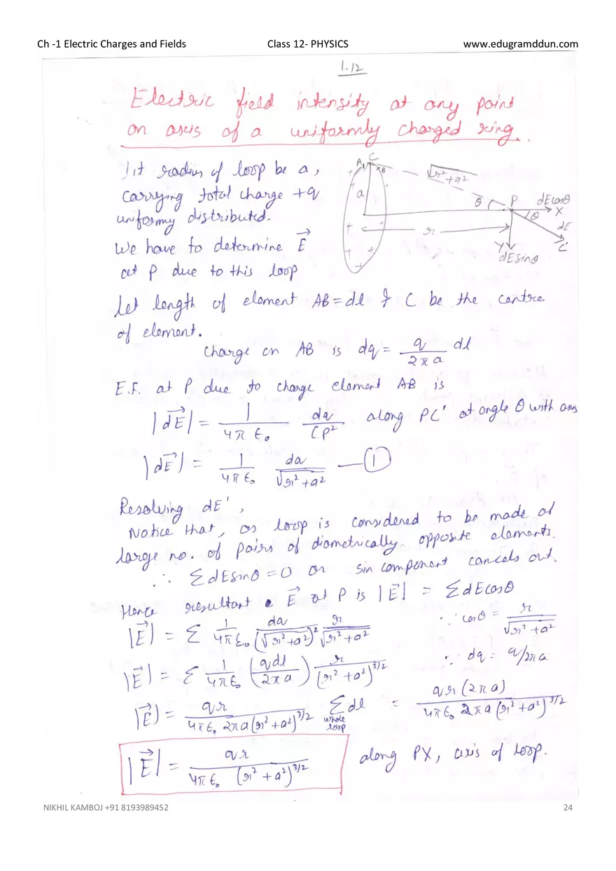 Chapter 1: Electric Charges and Fields - Page 17