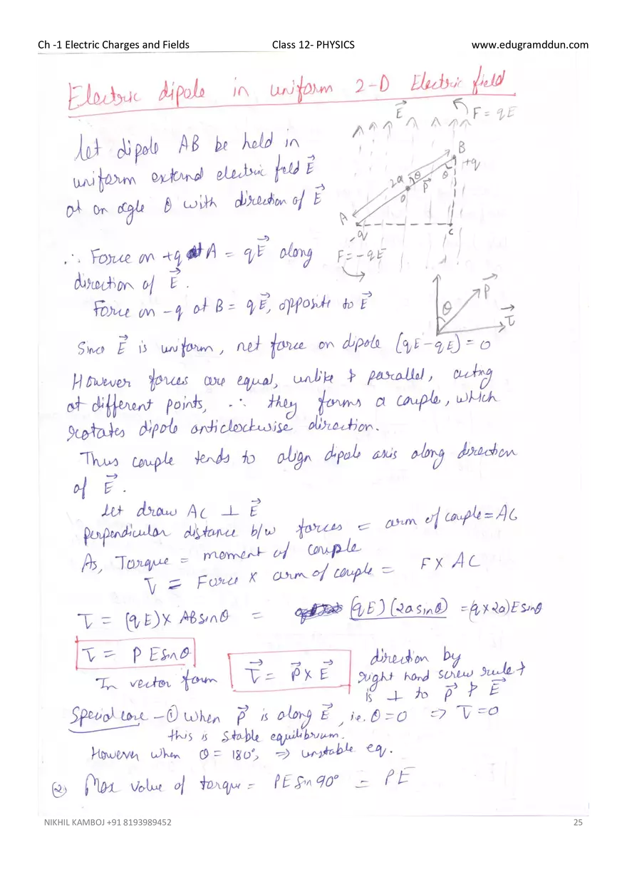 Chapter 1: Electric Charges and Fields - Page 18