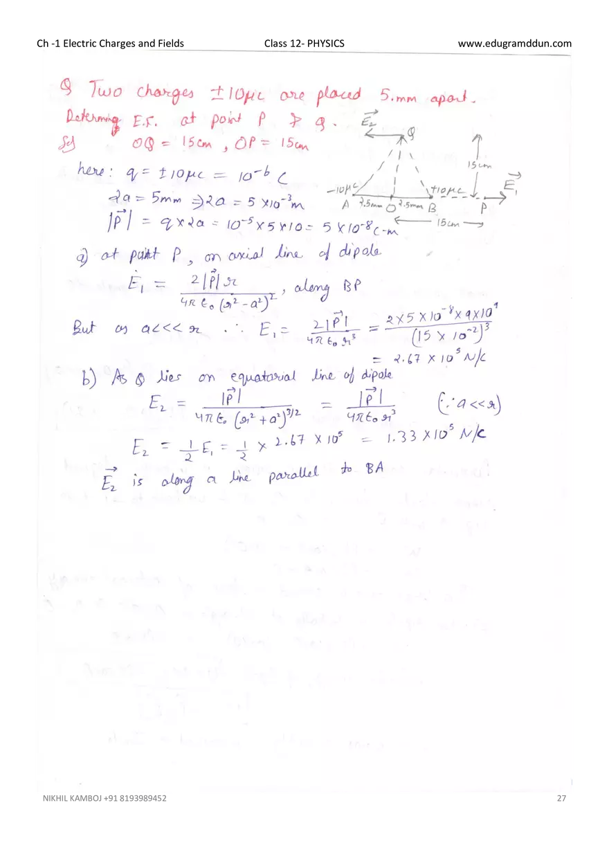 Chapter 1: Electric Charges and Fields - Page 20