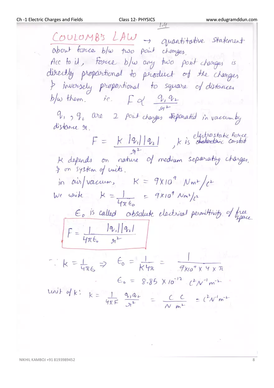 Chapter 1: Electric Charges and Fields - Page 35