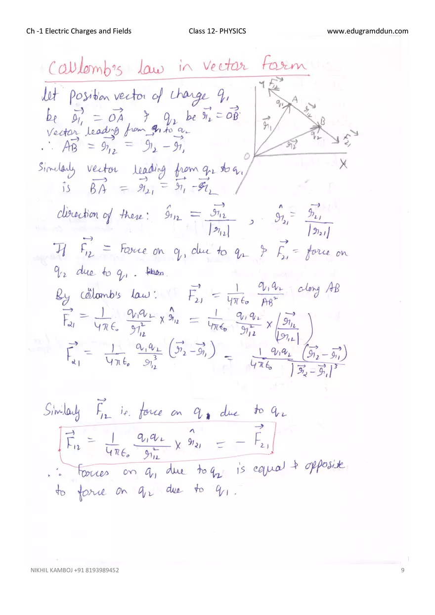 Chapter 1: Electric Charges and Fields - Page 36
