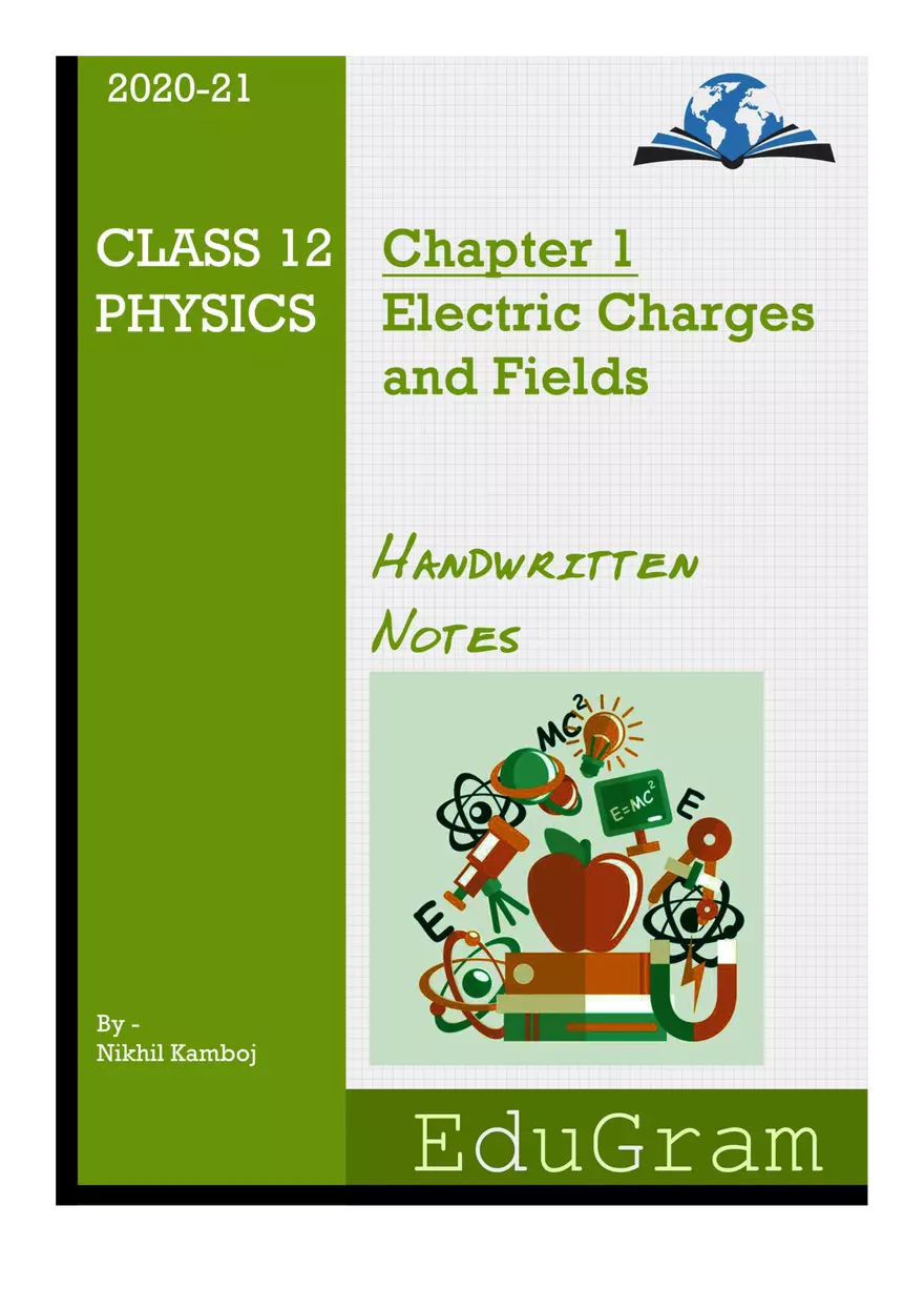 Chapter 1: Electric Charges and Fields - Page 1