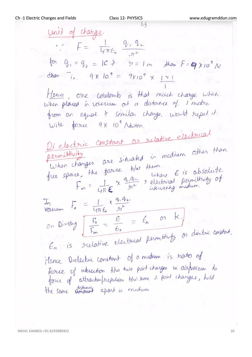 Chapter 1: Electric Charges and Fields - Page 37