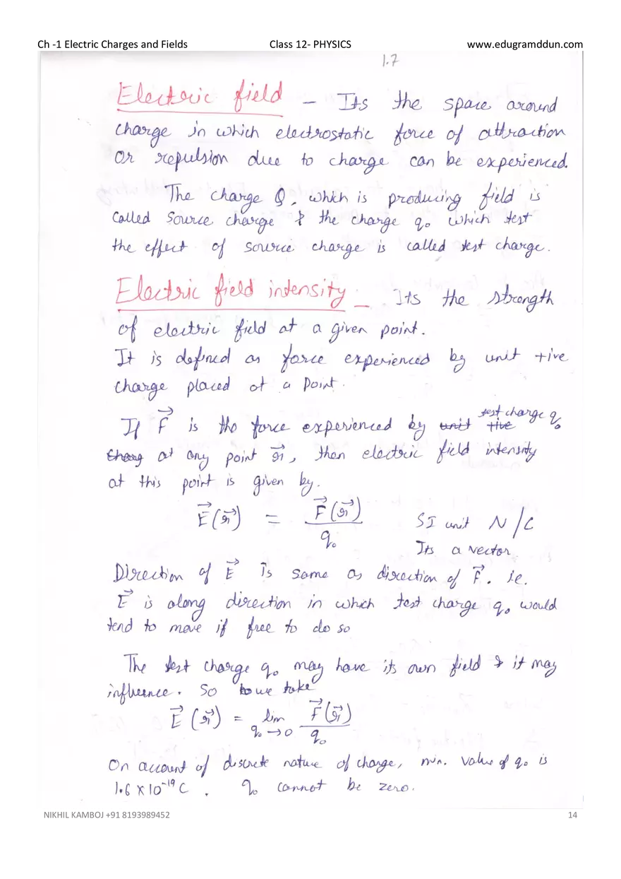 Chapter 1: Electric Charges and Fields - Page 6