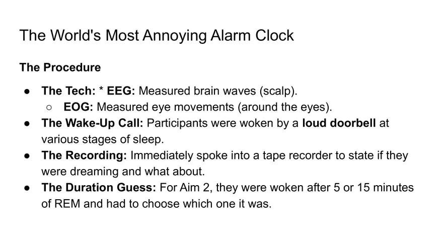 AICE Psych Exam Review - Dement and Kleitman - Page 5