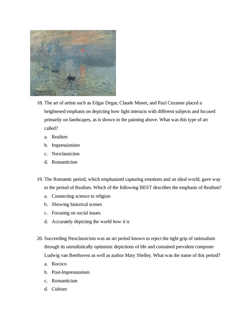 AP European History Unit 7 Quiz - Page 11