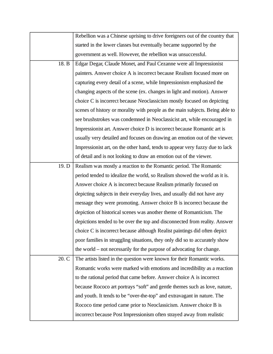 AP European History Unit 7 Quiz - Page 6