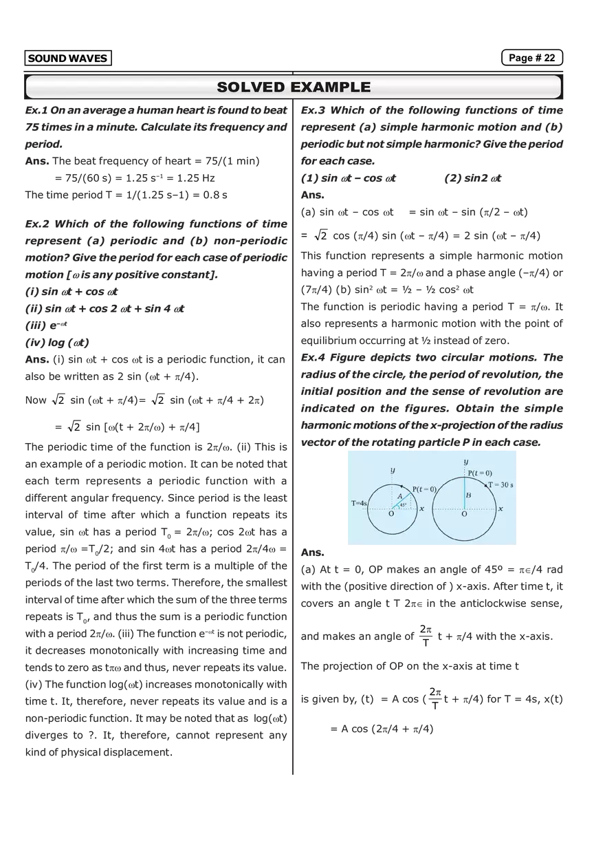 Sound Waves Solved Example - Page 1