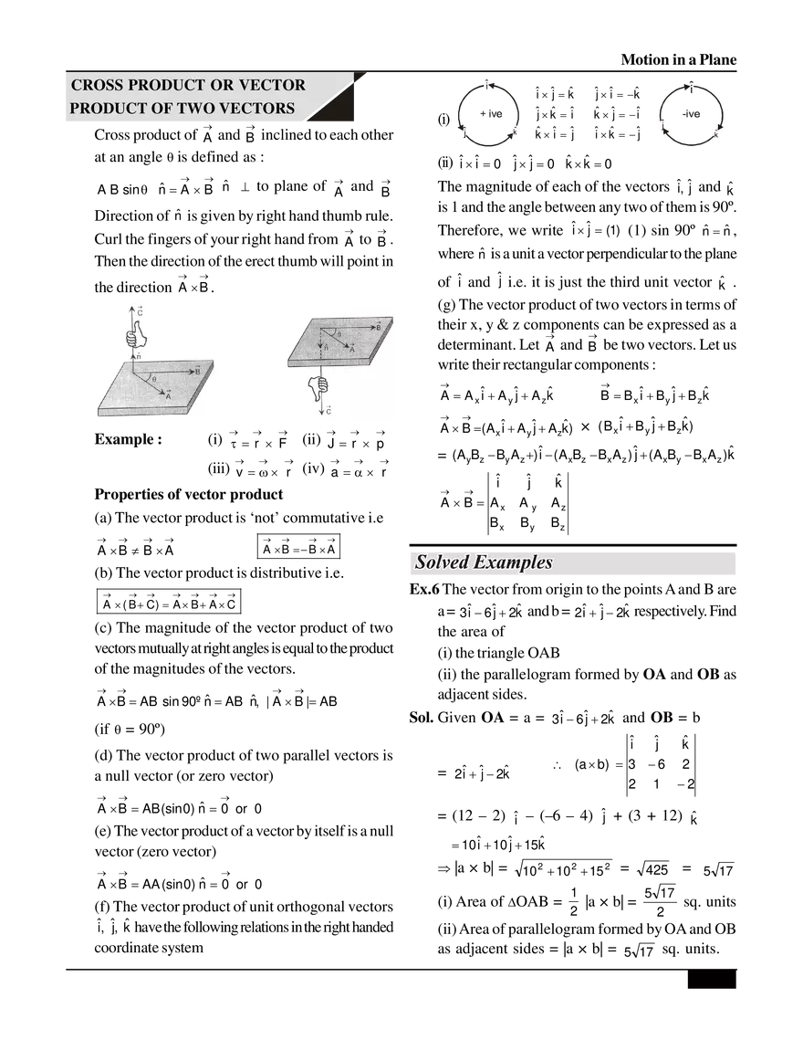Motion in a Plane Vector - Page 5
