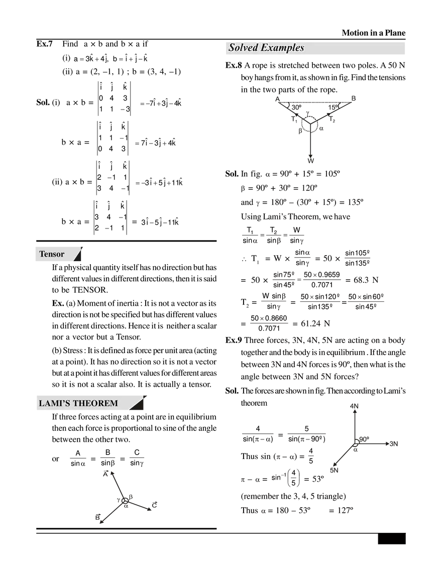 Motion in a Plane Vector - Page 6