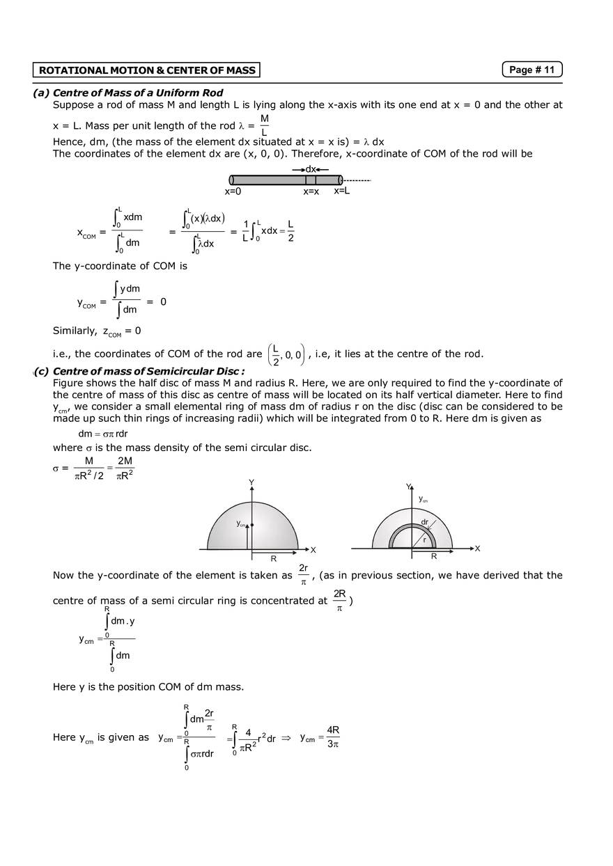 Rotational Motion & Center of Mass  Notes - Page 3