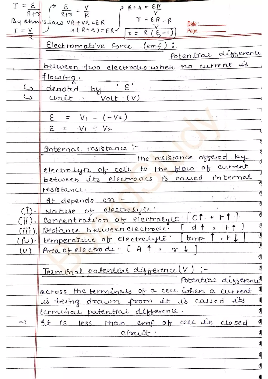 Chapter 3: Current Electricity - Page 7