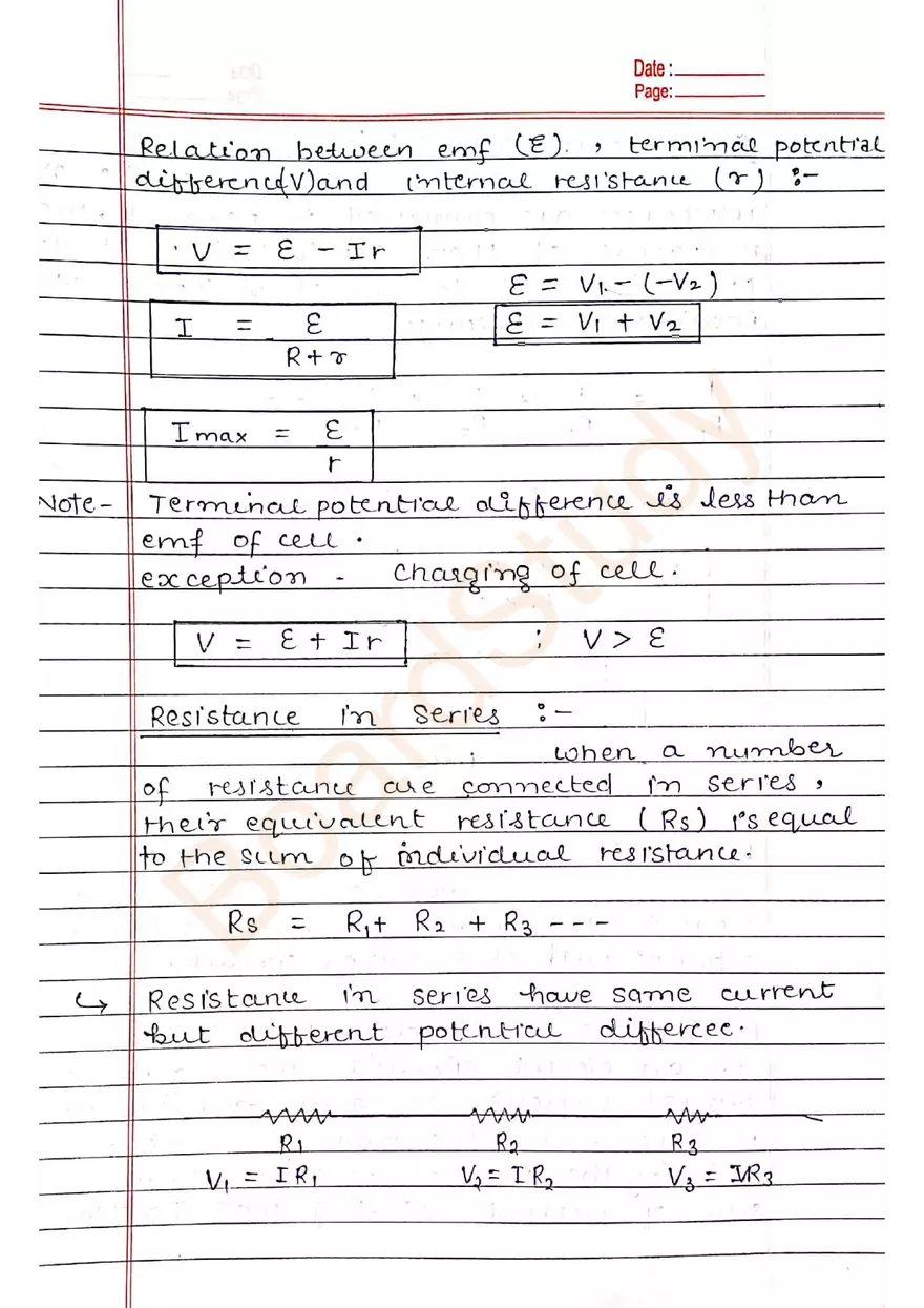 Chapter 3: Current Electricity - Page 8