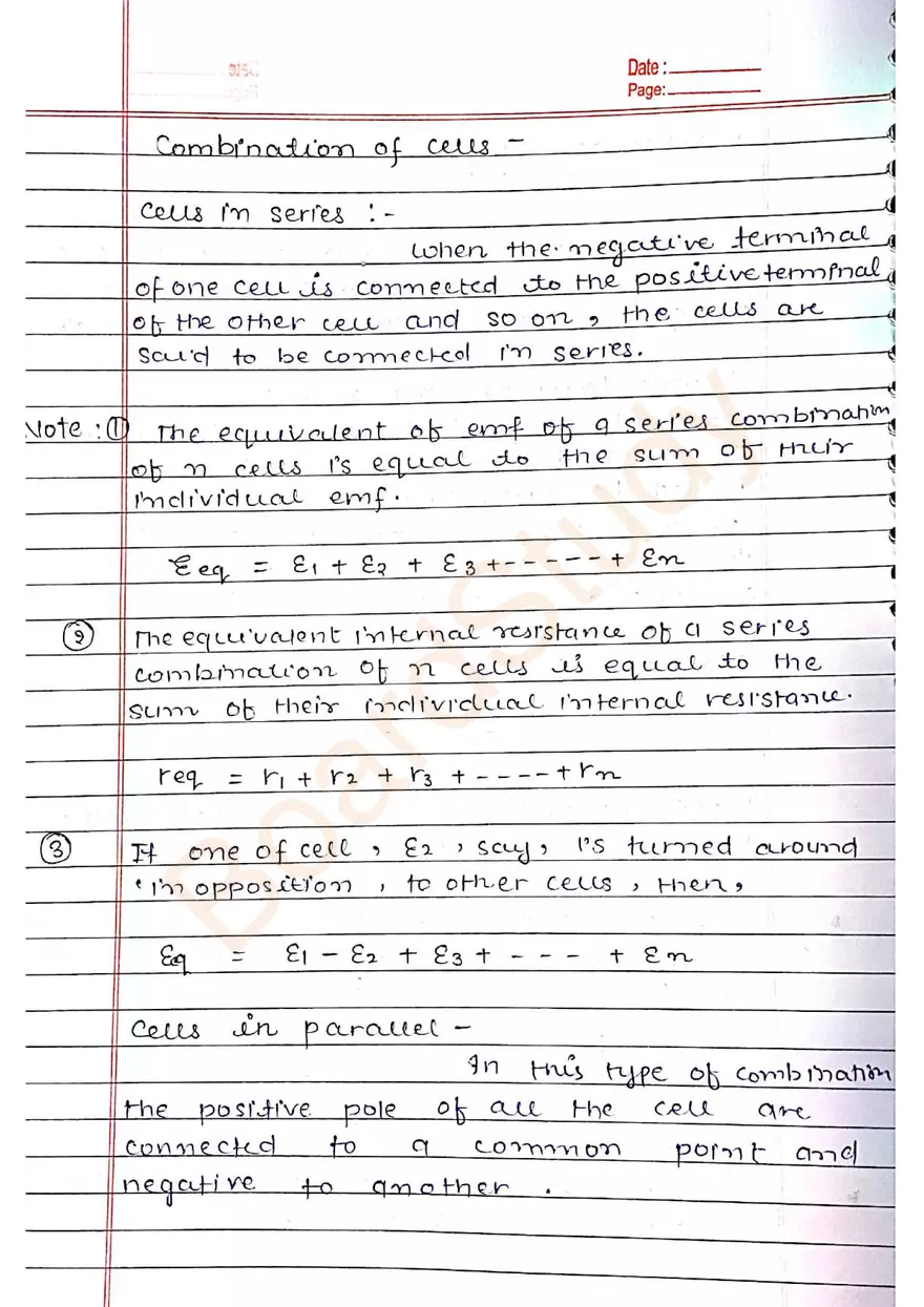 Chapter 3: Current Electricity - Page 11