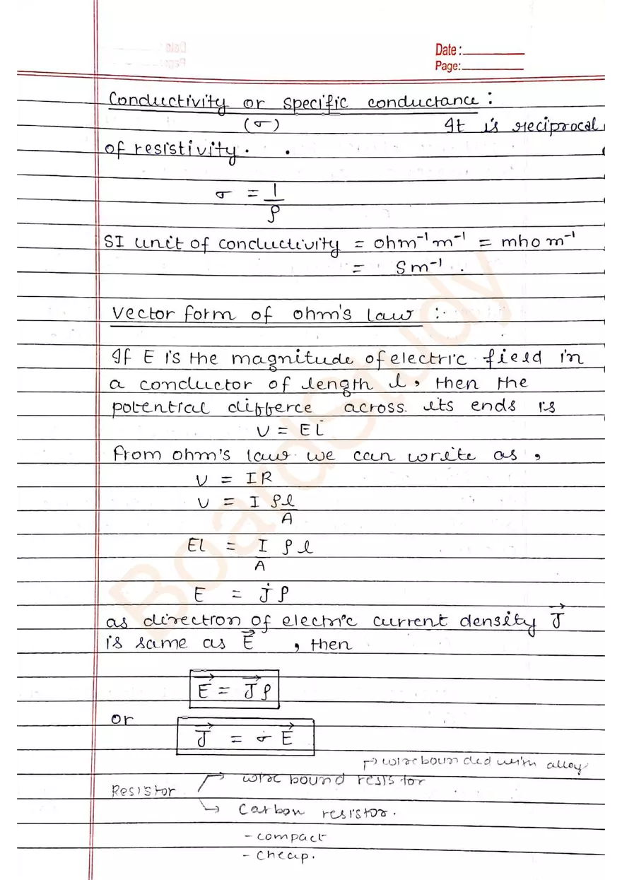Chapter 3: Current Electricity - Page 28