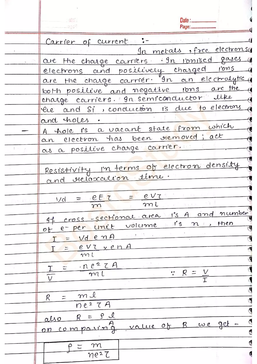 Chapter 3: Current Electricity - Page 3