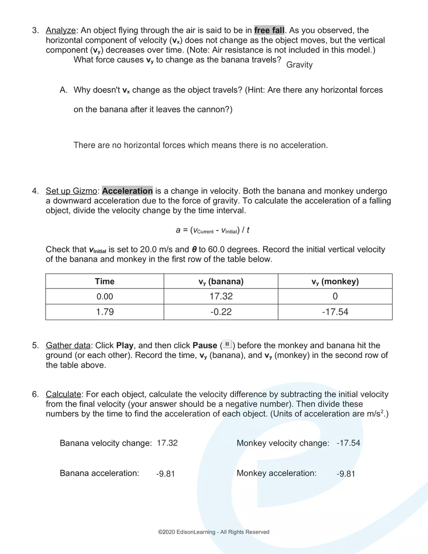 Worksheet Shoot the Monkey - Page 4