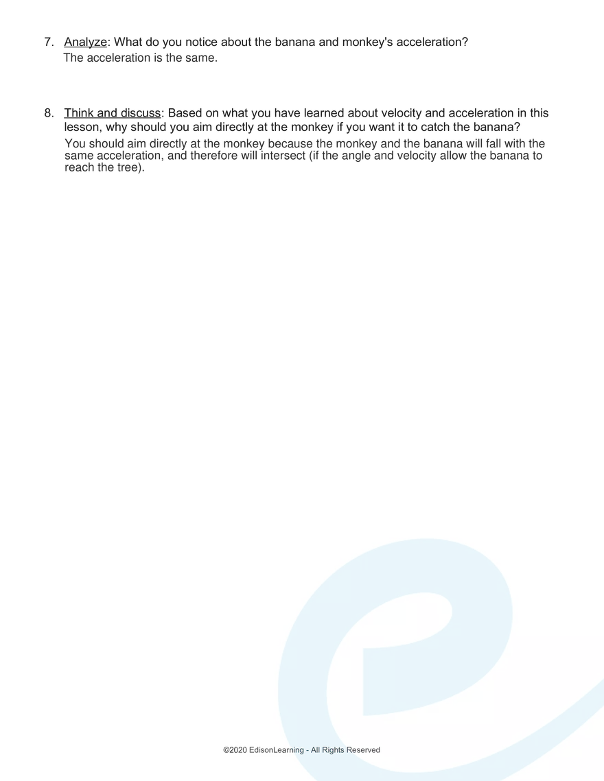 Worksheet Shoot the Monkey - Page 5