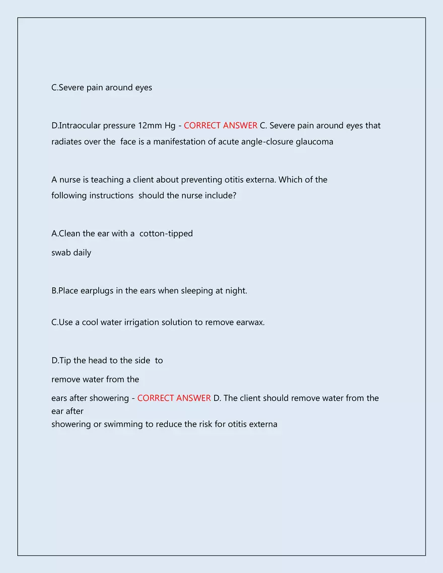 RN Pharmacology Latest 2026\2027 Actual Exam 242 Questions And Answers - Page 126