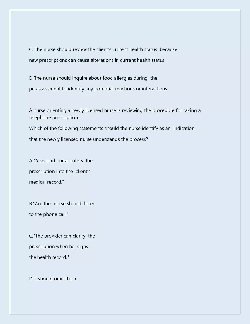 RN Pharmacology Latest 2026\2027 Actual Exam 242 Questions And Answers - Page 150