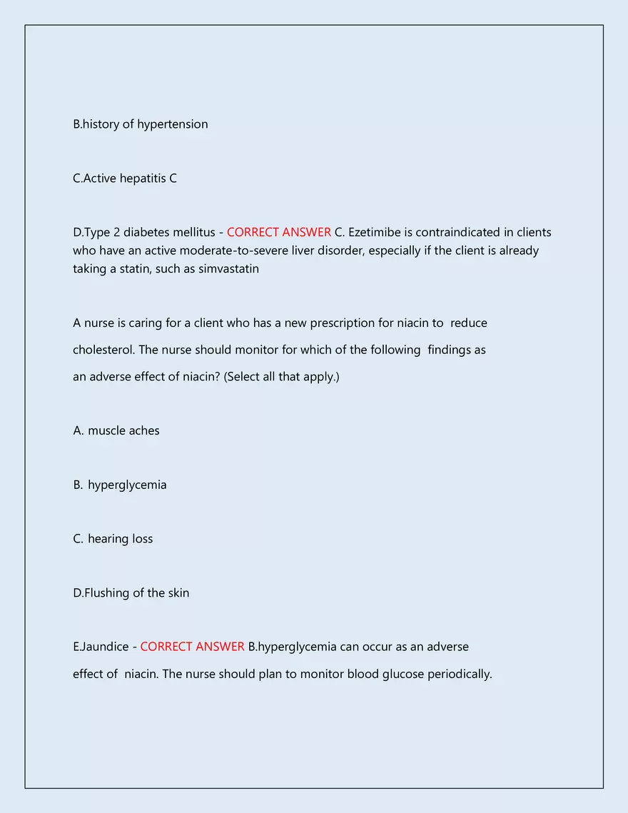 RN Pharmacology Latest 2026\2027 Actual Exam 242 Questions And Answers - Page 167