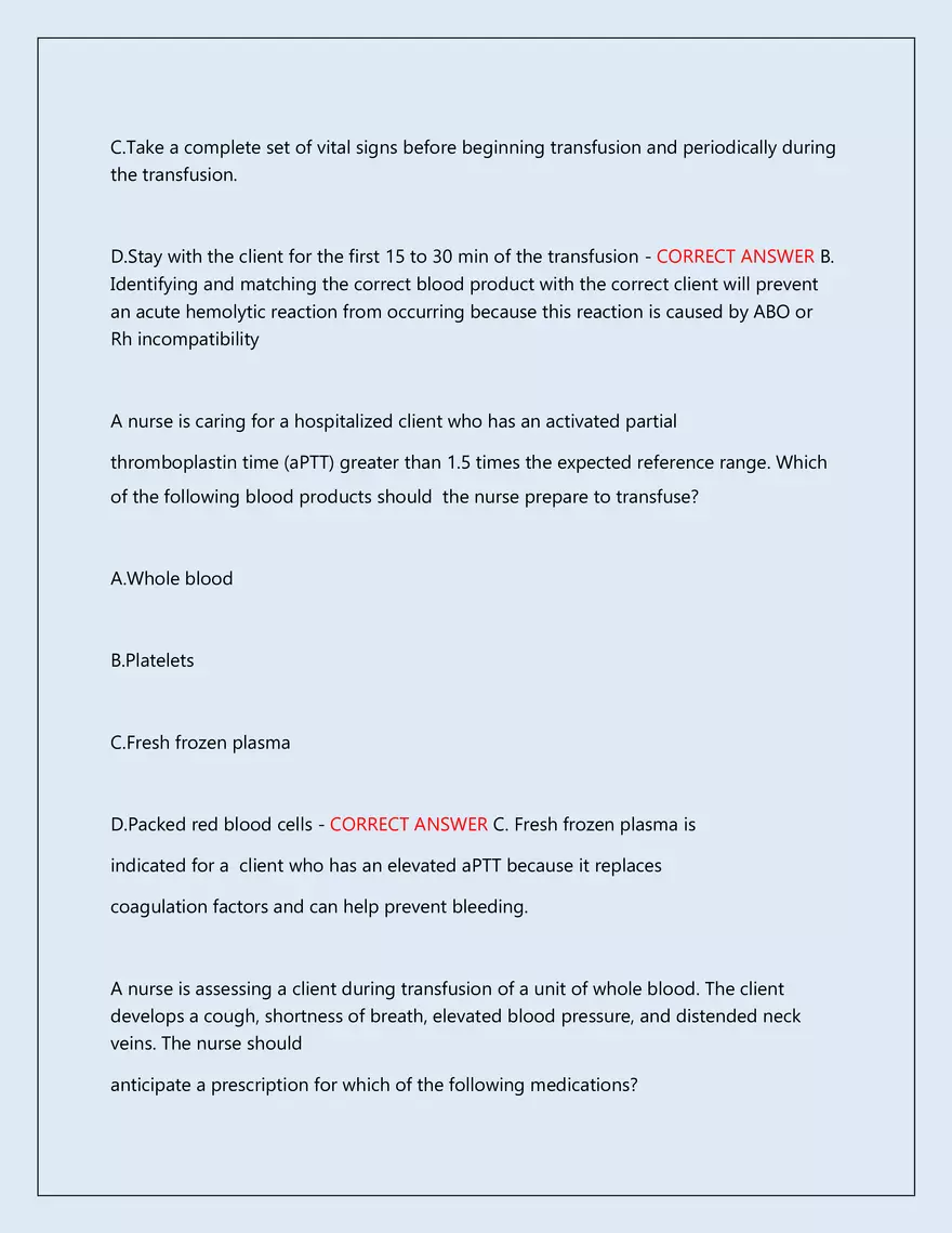 RN Pharmacology Latest 2026\2027 Actual Exam 242 Questions And Answers - Page 178