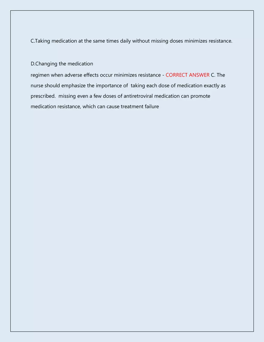 RN Pharmacology Latest 2026\2027 Actual Exam 242 Questions And Answers - Page 93