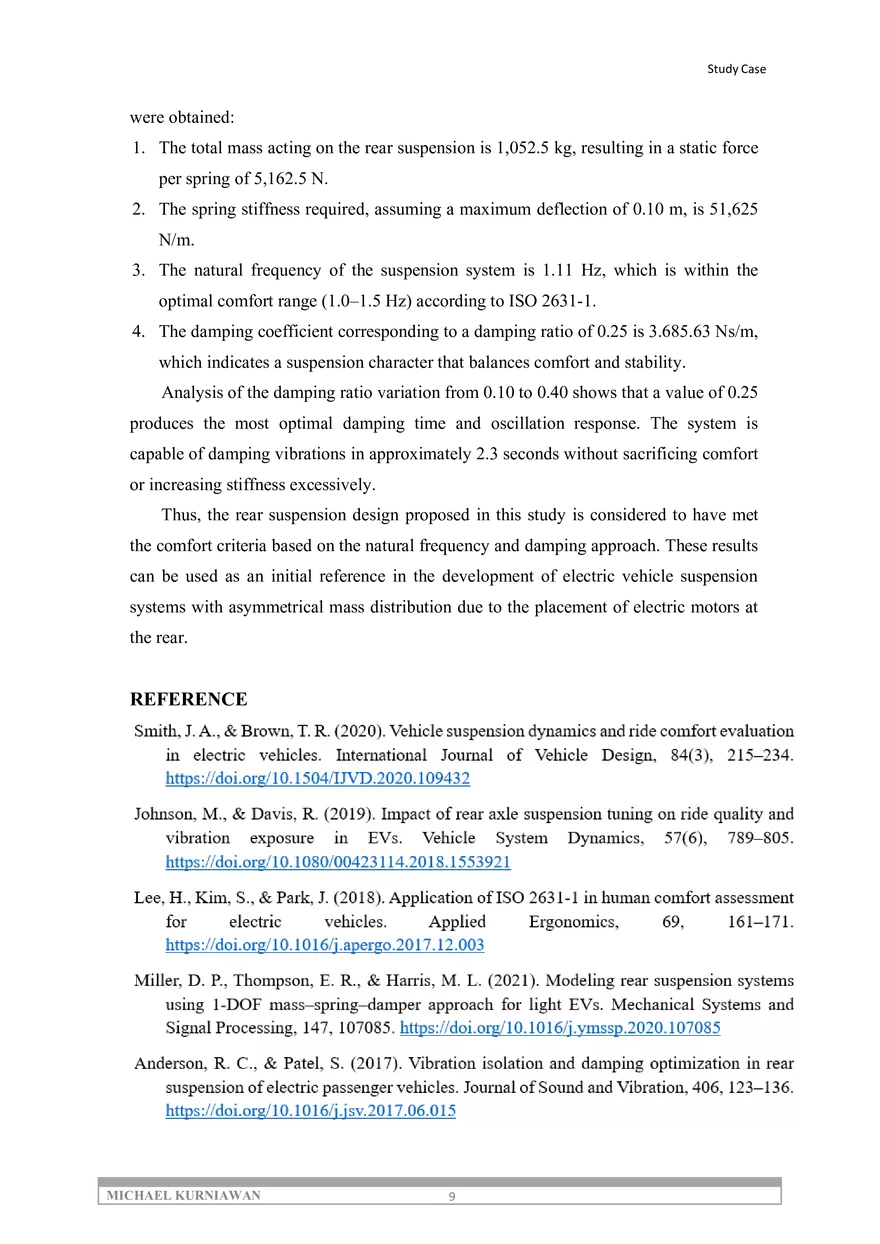 Analysis of Rear Suspension Design in Electric Vehicles - Page 9