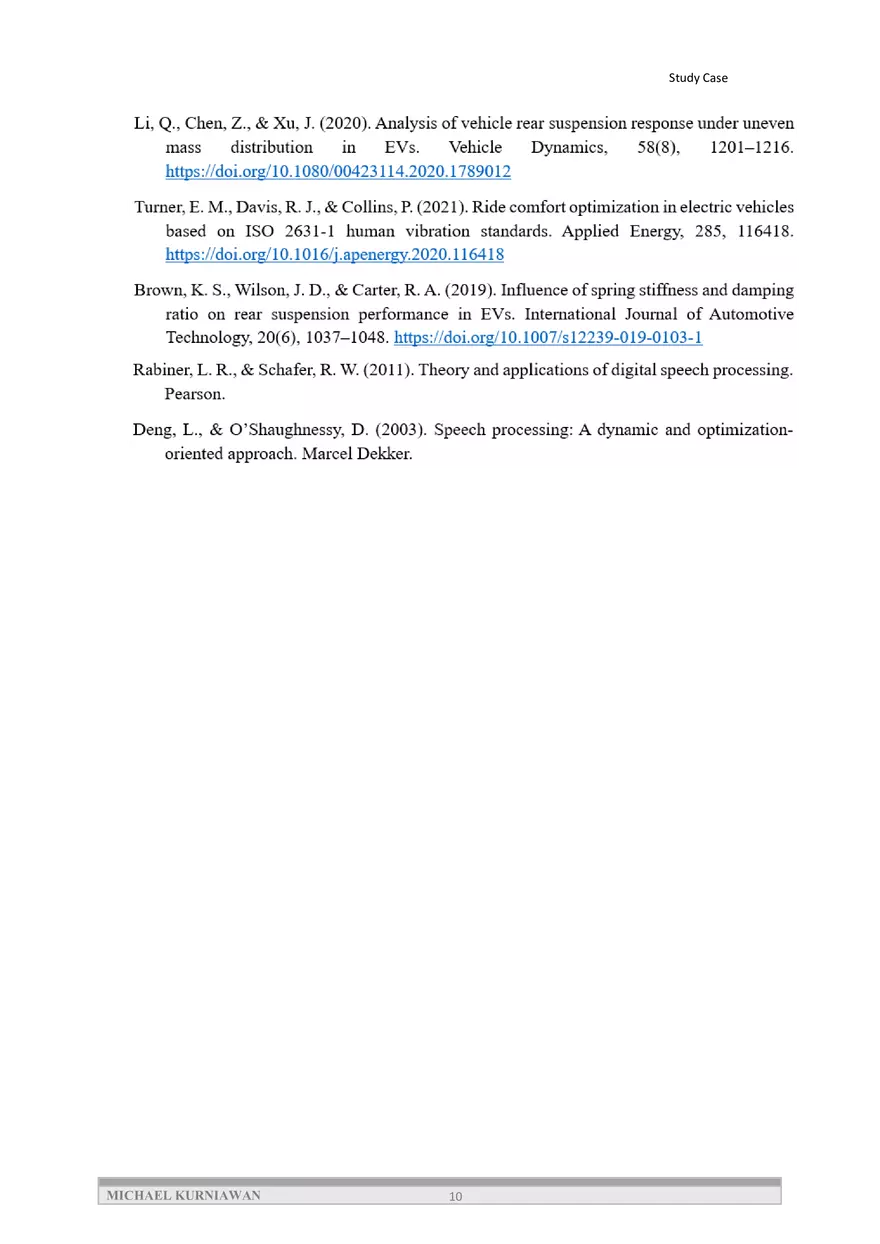 Analysis of Rear Suspension Design in Electric Vehicles - Page 10