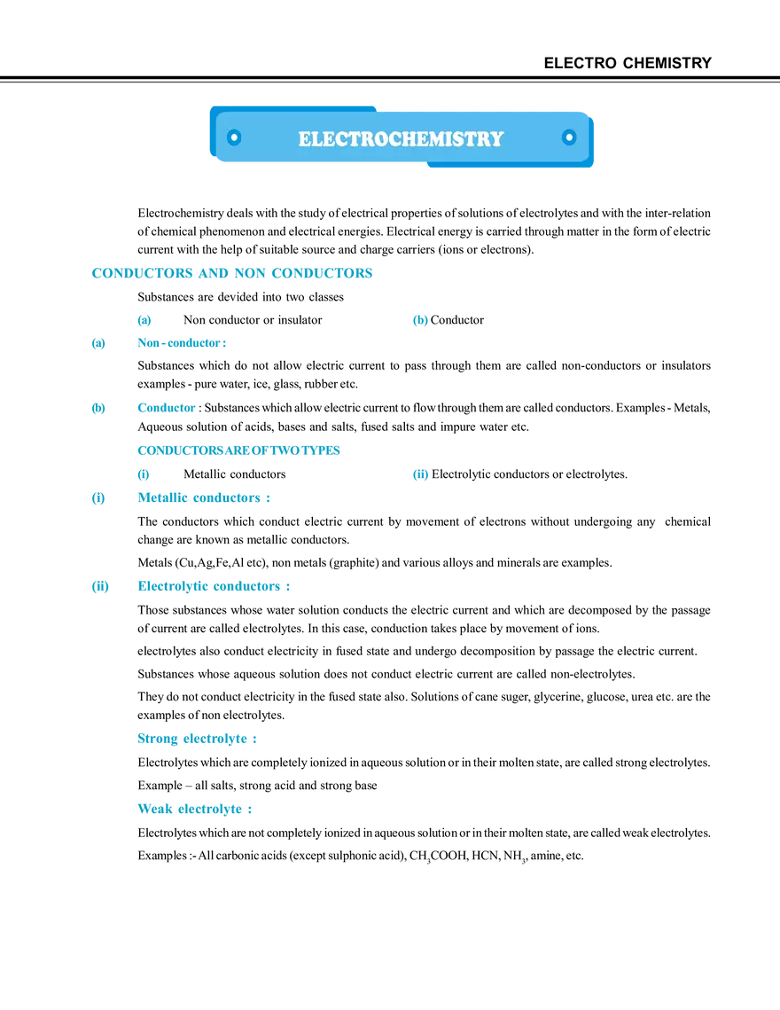 Electro Chemistry - Page 1