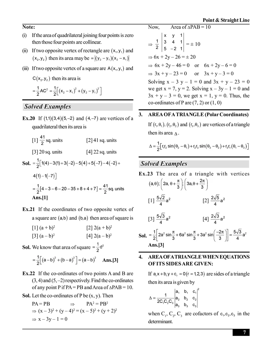 Point & Straight Line (Point) - Page 7
