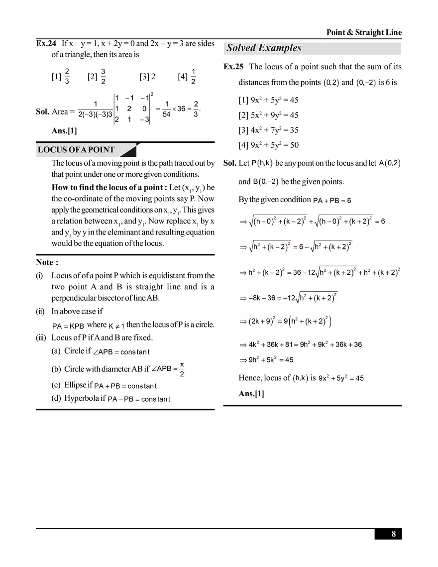 Point & Straight Line (Point) - Page 8