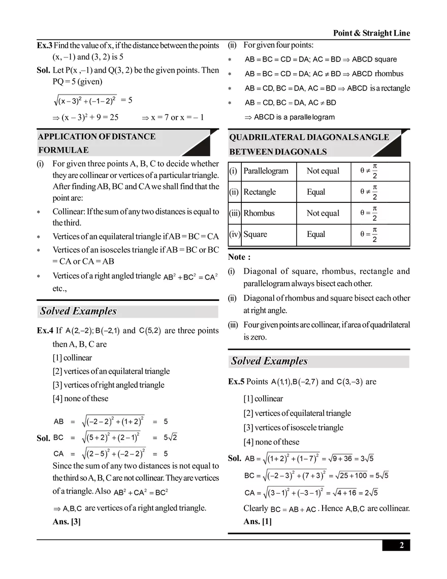 Point & Straight Line (Point) - Page 2