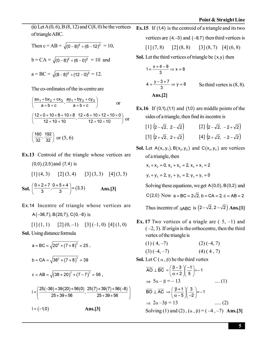 Point & Straight Line (Point) - Page 5