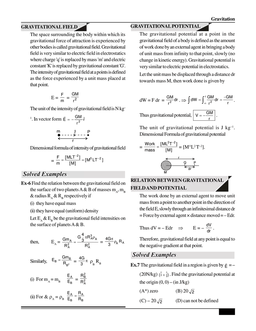 Gravitation Study Guide - Page 11