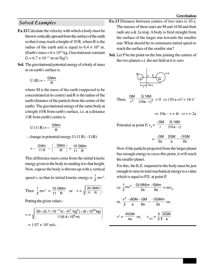 Gravitation Study Guide - Page 16