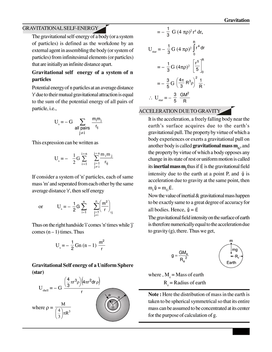 Gravitation Study Guide - Page 17