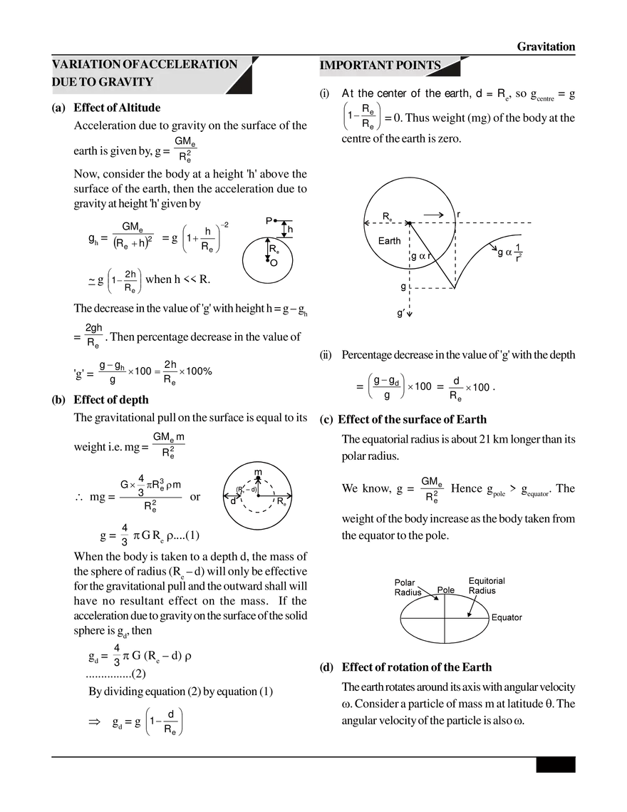 Gravitation Study Guide - Page 3