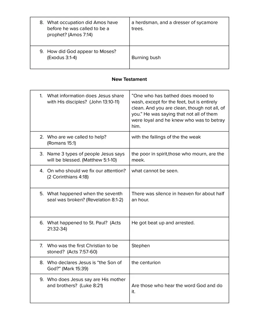 Find the Passage - Worksheet - Page 2