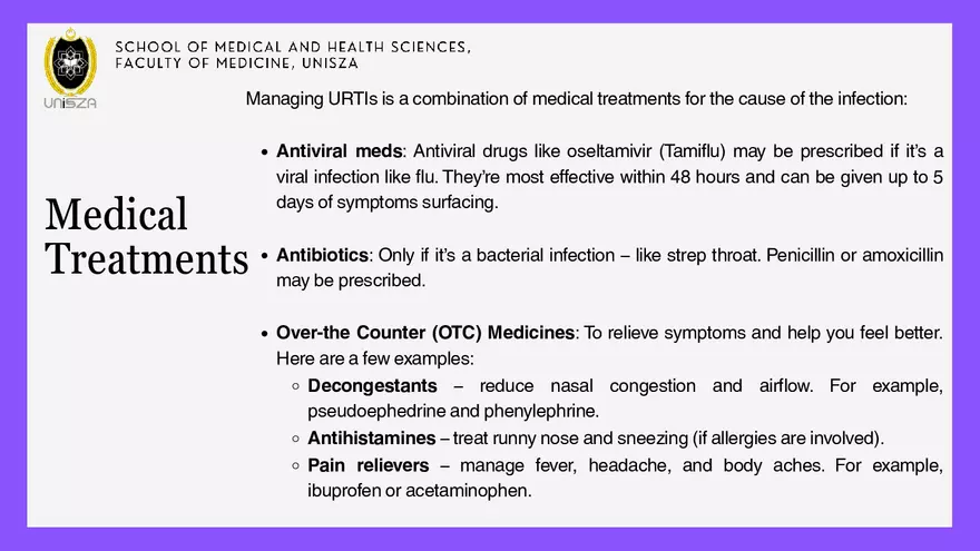 Presentation - Upper Respiratory Tract Infections - Page 8